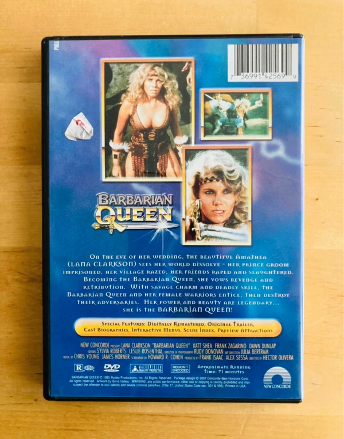 DVD Rainha Bárbara Zona 1. – photo 3